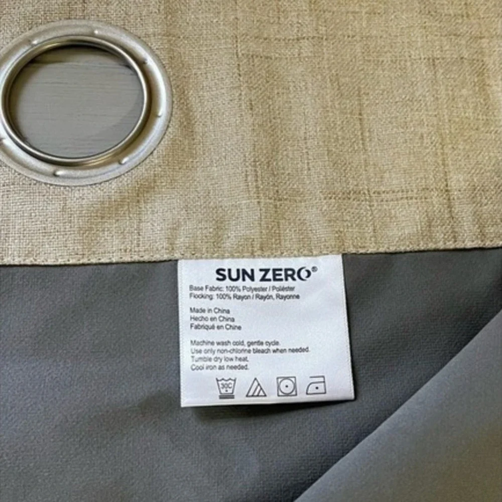 Sun Zero Blackout Grommet 1 Piece Curtain Panel Single Panel 40 x 63 Inches NWOT